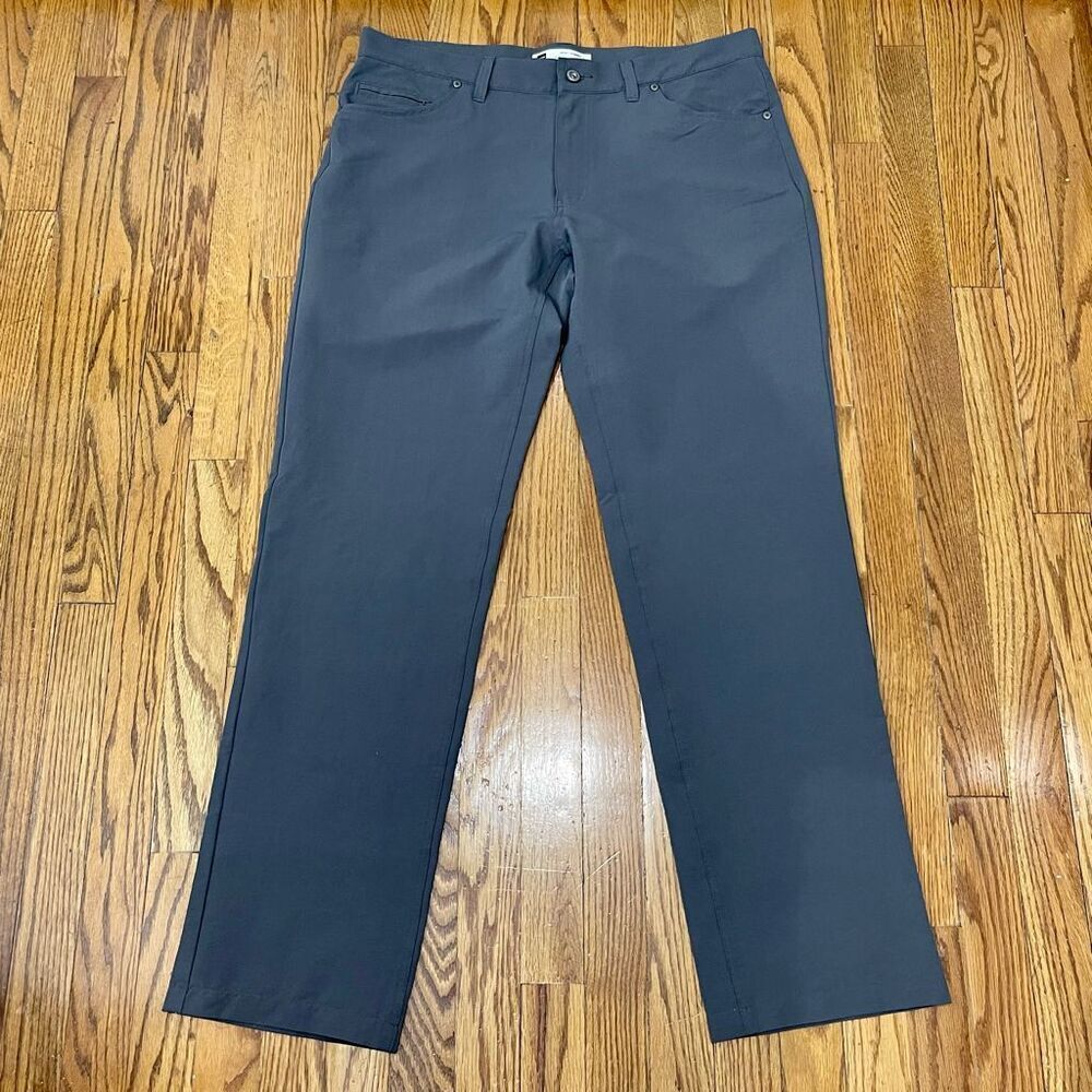 Mountain Equipment Co. Charcoal Flat Front Performance Pants. Size 36.